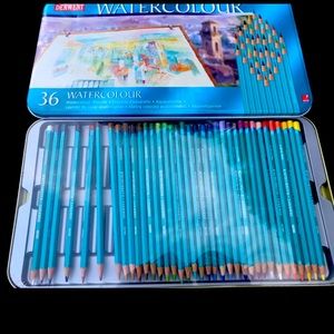 Derwent WaterColour Pencils Tin of 36 MPN:32885 New In Package